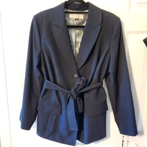 Tahari Navy Blue Blazer